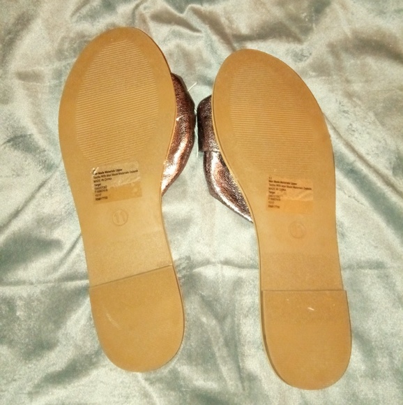 Womens Shiny Gray Slip Ons - Picture 2 of 5